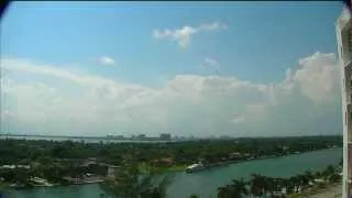 Miami Beach Afternoon Thunderstorm Time Lapse (5-27-12)