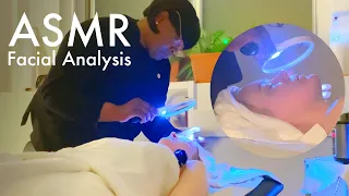 ASMR Facial analysis & Hot stones (unintentional asmr, real person asmr)
