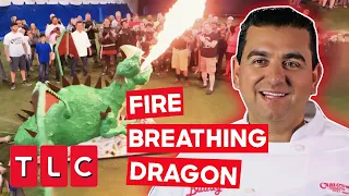 Buddy Makes A Dragon Cake That Breathes FIRE | Cake Boss