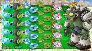 Gatling Pea Vs Winter Melon Vs Dr Zomboss Ox-Demon King Plants Vs Zombies Battlez