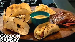 Beef Tacos with Wasabi Mayonnaise | Gordon Ramsay