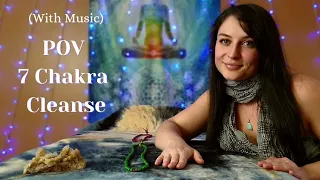 ASMR Reiki POV (MUSIC) 7 Chakra Full Body Healing Cleanse Sleep Tingles Layered Sounds