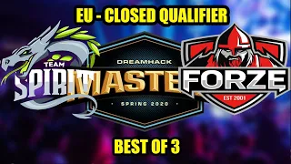 Forze vs Spirit - DreamHack Masters Spring 2020 -  EU Closed Qualifier - CSGO