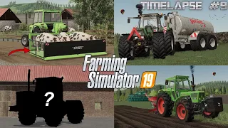 Finishing NEW PIG ENCLOSURE! 🐷🌳 Extremely RARE TRACTOR on our FARM? 😱🚜💨 | [FS19] - Timelapse #9