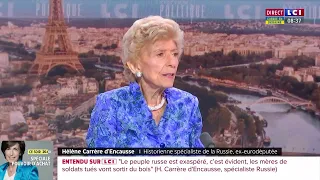 Ukraine : "Ce que dit E. Macron, c'est la raison. Il va falloir négocier" - H. Carrère d’Encausse