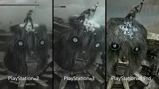 PS4 Pro vs PS3 vs PS2 - Shadow of the Colossus Graphics Comparison