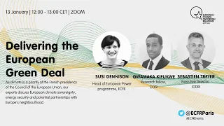 Delivering the European Green Deal: creating a climate of co-operation after COP26