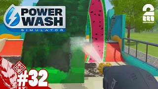 #32【スイカ柄のアーチ】弟者の「Power Wash Simulator（パワーウォッシュシミュレーター）」【2BRO.】