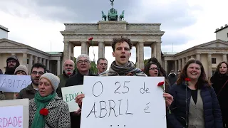 Grândola Vila Morena - Flashmob em Berlim