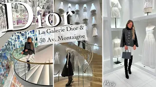 DIOR PARIS VLOG - GALERIE DIOR & 30 Avenue Montaigne boutique | luxury shopping vlog | Lesley Adina