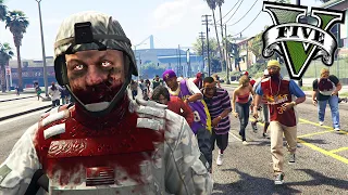 ARMÉE CONTRE INVASION ZOMBIE RP ! - GTA 5