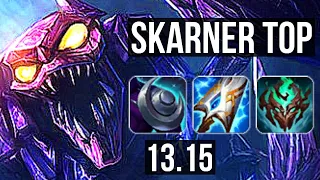 SKARNER vs AATROX (TOP) | 4/0/9, 2.0M mastery, 500+ games, Rank 9 Skarner | EUW Grandmaster | 13.15