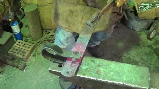 Blacksmithing - A Quick Spring Fuller For My First Sword