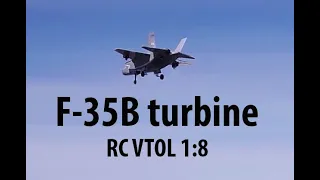 F-35B RC Jet VTOL Turbine | First time in the world