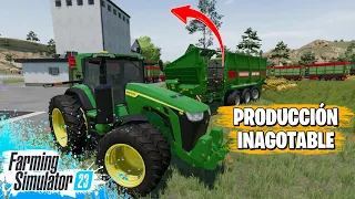 Compré El John Deere 8R y Hago Mega Tren De Carretera | Farming Simulator 23