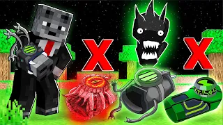 NÃO ESCOLHA o CARNITRIX e OMNITRIX ERRADO de BEN 10 no MINECRAFT