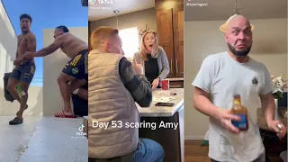 SCARE CAM Priceless Reactions😂#98/Impossible Not To Laugh🤣🤣//TikTok Honors/