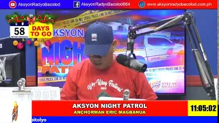 Aksyon Night Patrol with Anchorman Eric MagbanuaNo Copyright Infringement Intended