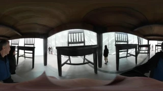 360 VR video: Alice in Wonderland at "The Broad" in LA