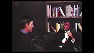 Rod Serling lights up during 1970 interview