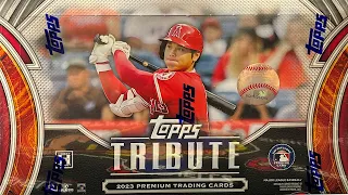 NEW RELEASE!!! 2023 TOPPS TRIBUTE BOX OPENING!!! Baseball Cards