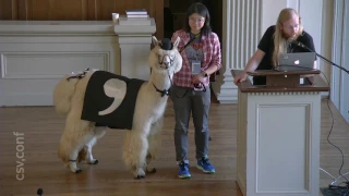 Comma Llama - CSVConf 2017