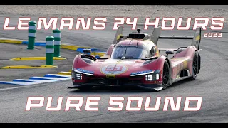 Le Mans 24 Hours 2023!  Pure Sound & Highlights! Ft: Hypercars, GTE & Nascar!