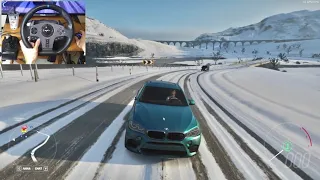 BMW X6 M - Forza Horizon 4 | Test Drive Road, River, Hill | Winter Season