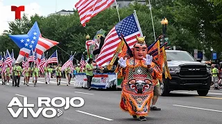 Estadounidenses y migrantes celebran la Independencia de Estados Unidos el 4 de julio