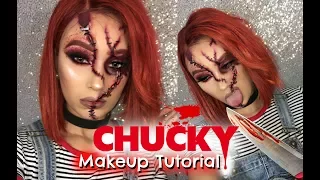 Female CHUCKY Halloween Makeup Tutorial + Ali Julia Hair