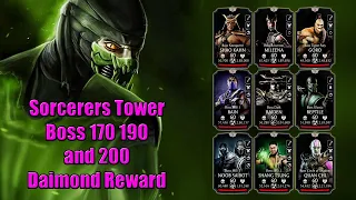 Sorcerers Tower Boss 170 190 and 200 | MK Mobile