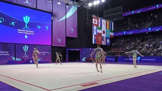 Mexico MEX  Seniors 5 hoop Final FIG Rhythmic Gymnastics World Challenge Cup CLUJ NAPOCA