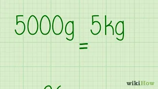 How to Convert Grams to Kilograms