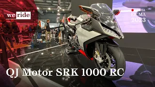 QJ Motor SRK 1000 RC | La prima supersportiva 1000 cinese LIVE da EICMA 2023