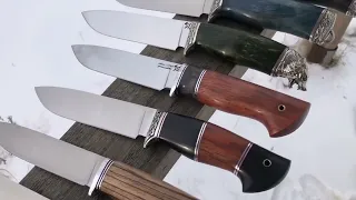 Универсальный нож для охоты быта подарка! Тест ножа кованая сталь х12мф