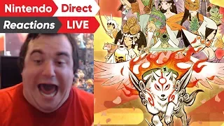 Okami HD on Switch - Nintendo Direct Reactions