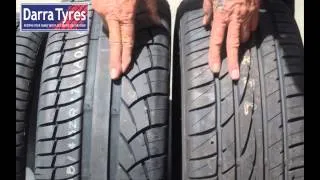 Why some tyres work better in wet conditions than others.