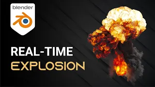 How To Create Real-time Explosion In Blender Eevee #blender3d #blendertutorial #3d #b3d #blender