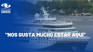 Mas de 200 turistas llegaron a Leticia por el río Amazonas en un crucero de Europa