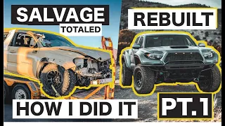 I Bought a SALVAGED Toyota TACOMA in a Copart Auction and Turned It Into an INSANE OffRoad Truck PT1