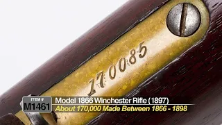 Antique Militaria Artifacts – Model 1866 Winchester Rifle (1897)