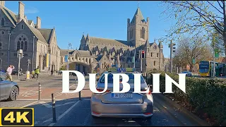 What is it like to DRIVE around DUBLIN City center?  #ireland #dublin #drive #4k