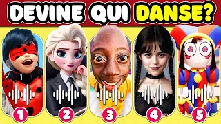 Devine qui DANSE🎶💃🕺 Devine le MEME | Mercredi, Tenge Tenge, Elsa, Panda 4,TV Woman, MrBeast, Ladybug