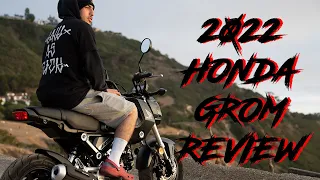 2022 Honda Grom TRUE REVIEW with Rawstuntz 😳🔥😱
