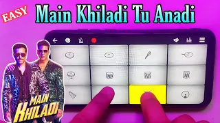 Main Khiladi ( Selfie ) Song Instrumental Ringtone On WALKBAND | Piano + Drumming Cover