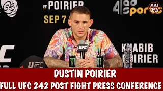 Full Dustin Poirier UFC 242 Post Fight Press Conference, reacts to Khabib Nurmagomedov loss