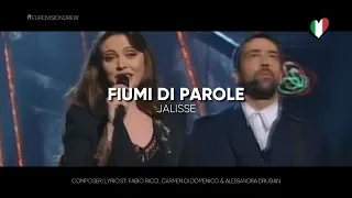 JALISSE - "FIUMI DI PAROLE"  [EUROVISION 1997: ITALY] LYRICS