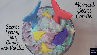 Mermaid Secret Candle (with recipe)