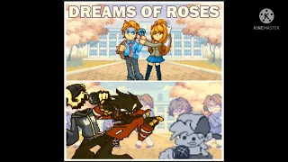 Dreams Of Roses (Senpai, Monika, Tabi and A.G.O.T.I vs Boyfriend)