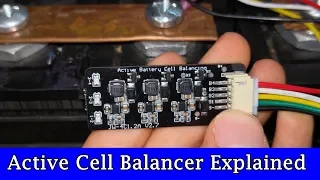 DIY Lithium Battery "Active Cell Balancer" Explained and Tested. Great for LiFePO4!